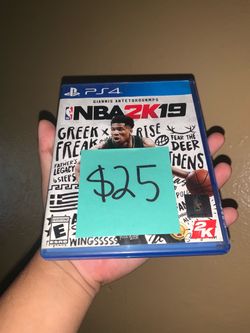 Blue PlayStation 4 & 5 Video Game PS5 PS4 Basketball NBA 2K19