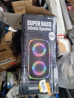 Jobsite speaker