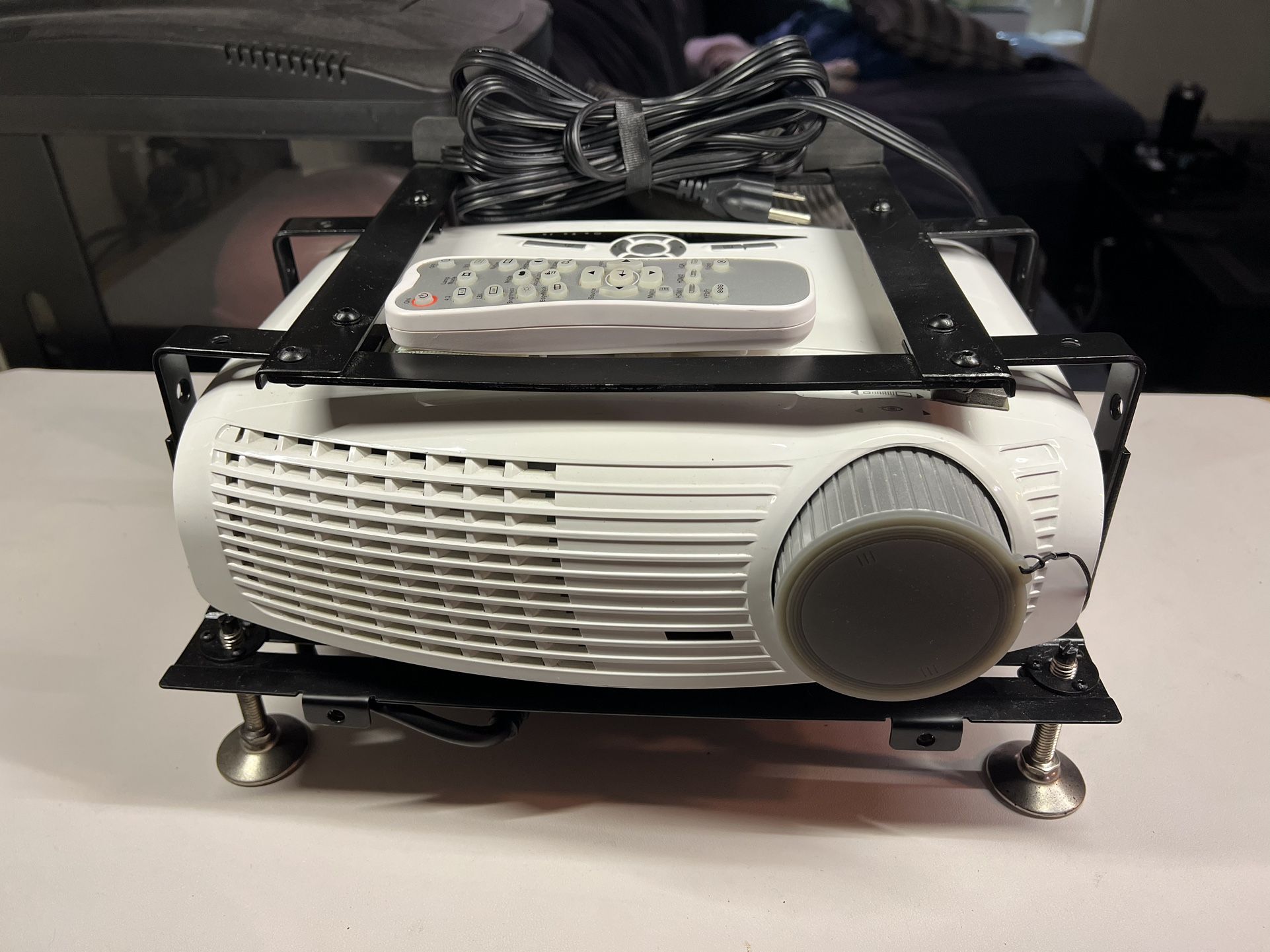 Optoma HD20, HD 1080p, 1700 ANSI Lumens, Home Theater Projector, & Custom Mount