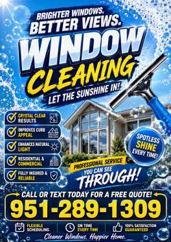 Need your windows cleaned??