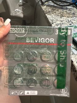 Bevigor CR2032 Lithium Coin Batteries 3-Pack
