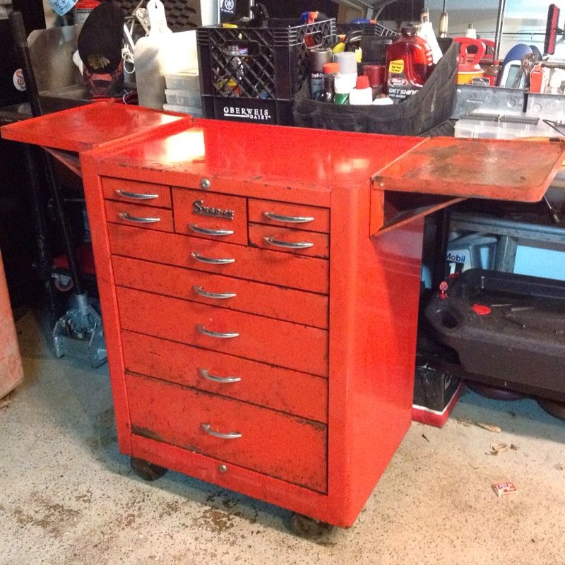 VINTAGE MAC TOOL BOX TOOL CHEST!