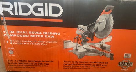 ridgid  sliding miter saw12 inch￼