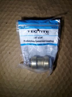 3/4in. Tectite by Apollo Push-To-Connect Polybutylene conversion coupling