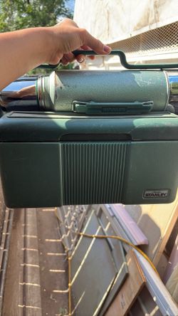 Vintage Stanley Cooler & Thermos Set – Green – Great Condition