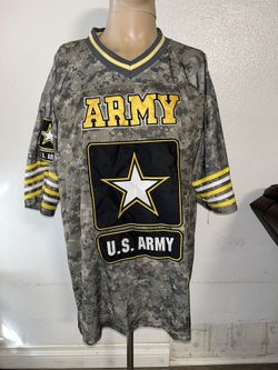 US Army Camo Football Jersey Men’s Sz XL