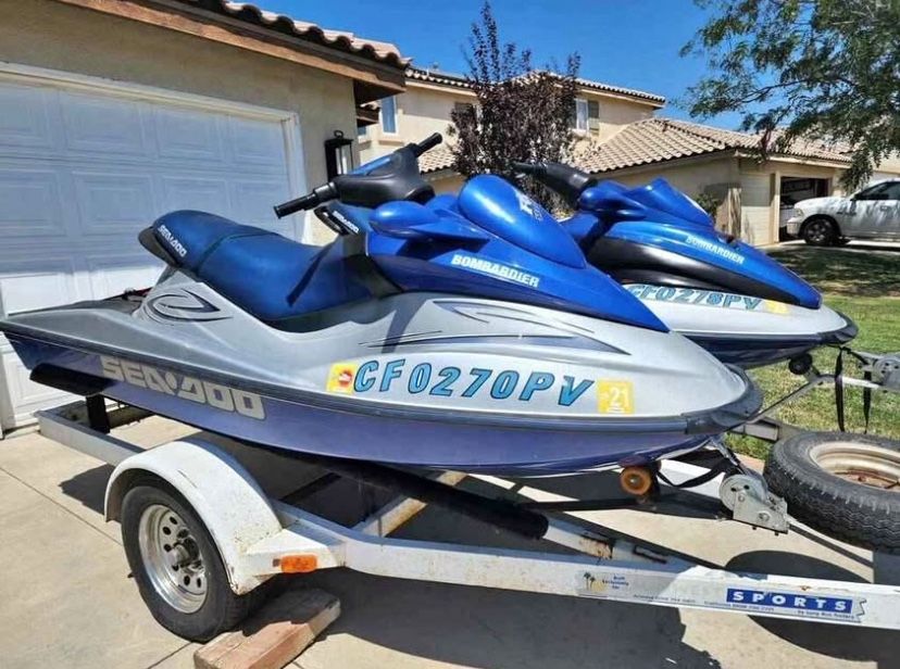 Seadoo 3 Seater With Trailer 