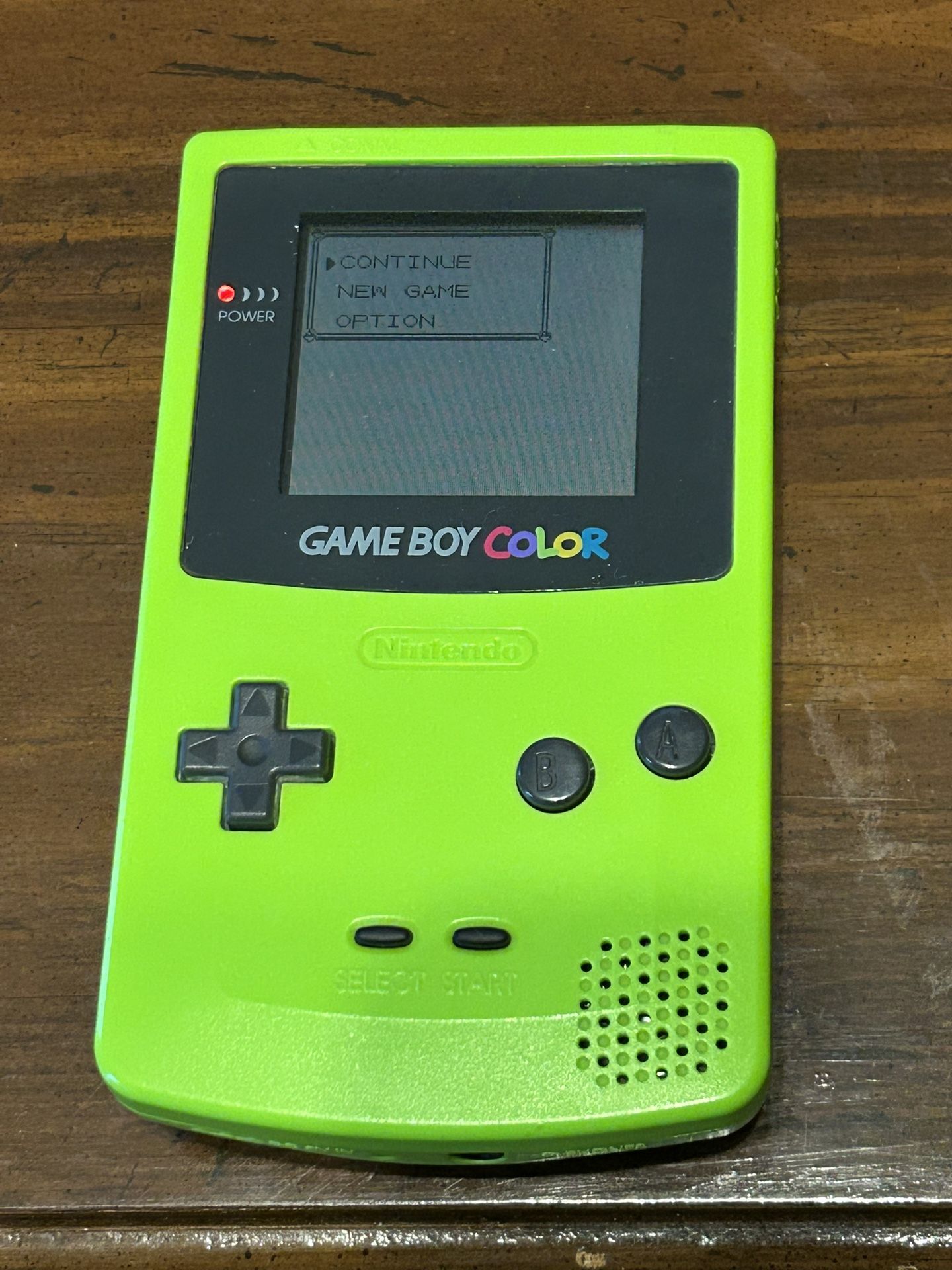 Game Boy Color w/ Pokémon Blue and Super Mario Land