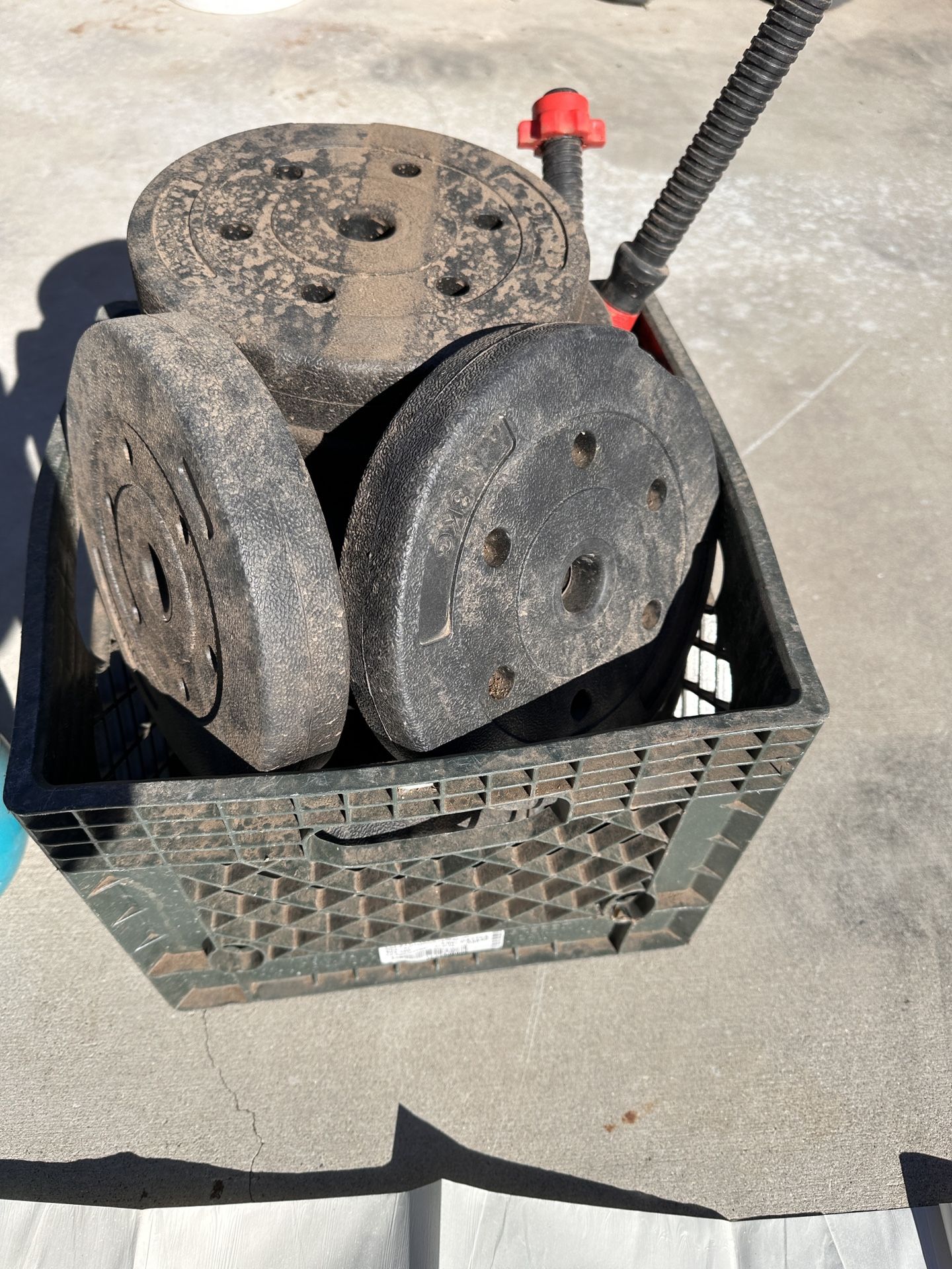 Set Of 80kg (160lb+) Weights With Dumbbell/barbell Bars