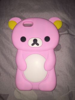 iPhone 6 cute pink bear case