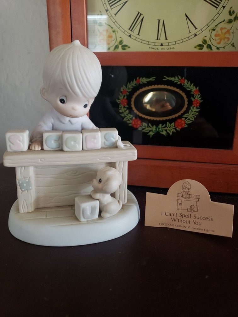 Precious moments, can't spell success without you