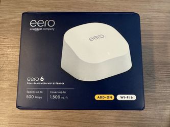 Amazon Eero 6 Dual-Band Wi-Fi 6 Mesh Extender - New