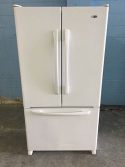 White French Door Refrigerator
