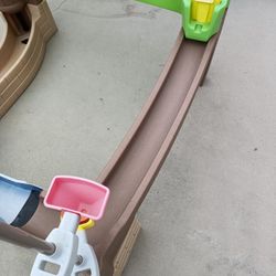 Step 2 water Play used condition durable plastic with some markings

Used condition
Description
The Pump & Splash Shady Oasis is an outdoor water acti