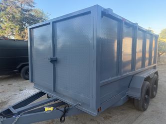 Diamond wall dump trailer 12 ft !