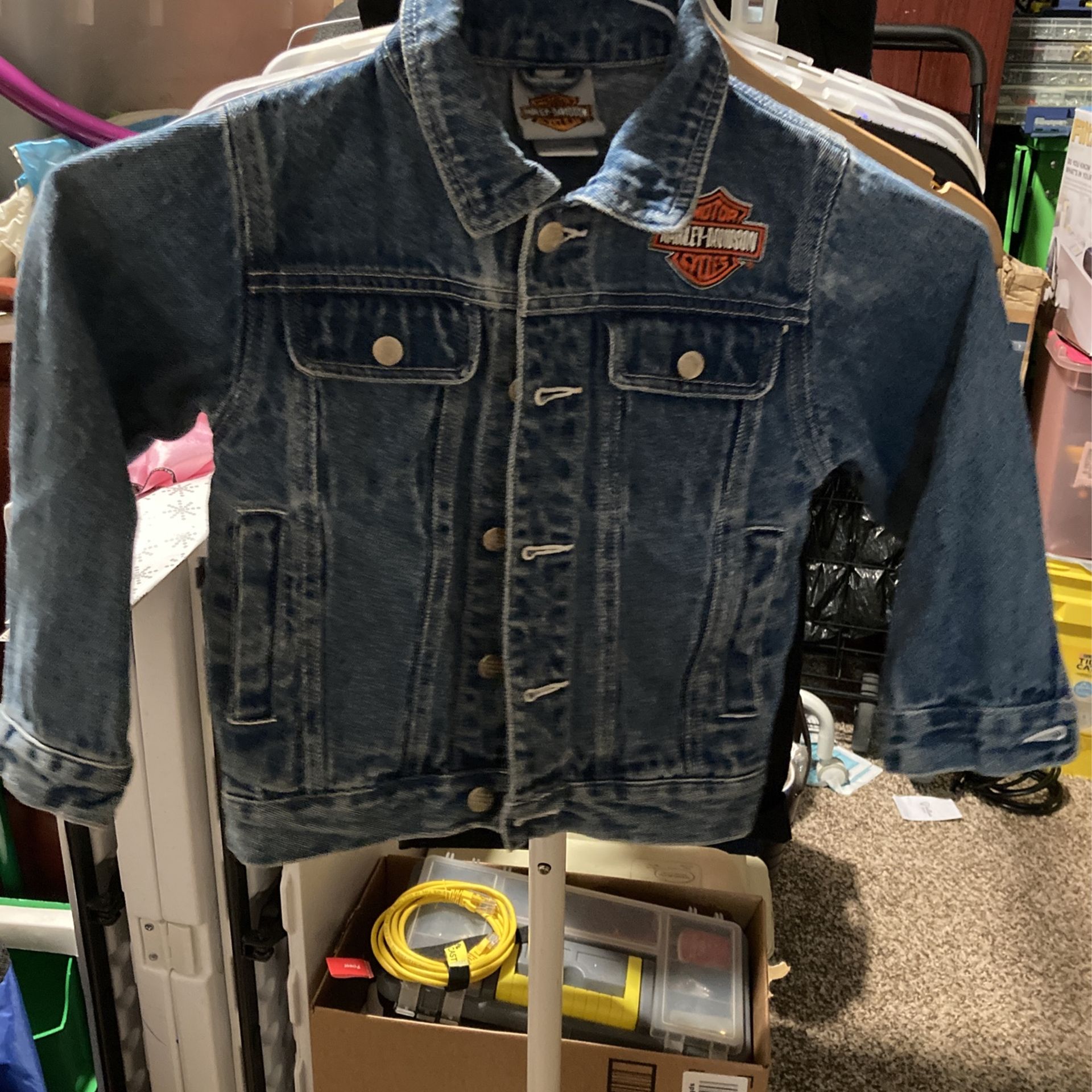 Kids Jean Jacket 4/5 T Harley Davidson