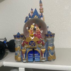 Disney 50th Anniversary Castle Globe 