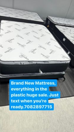 Huge sale for Mattress And Box Twin size #mattress and box 150.$ full 190$ Queen 200$ king 290$. free delivery free set up 708….289…7715… cash or Zell