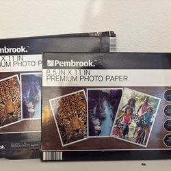 New premium photo paper