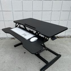 Standing Desk Add On Height Adjustable Desk Table For Office School Home