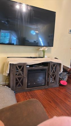 Tv And Tv Stand With Working Fire Place Need Gone ASAP