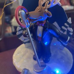 Frank Sinatra Singing Moose Ornament