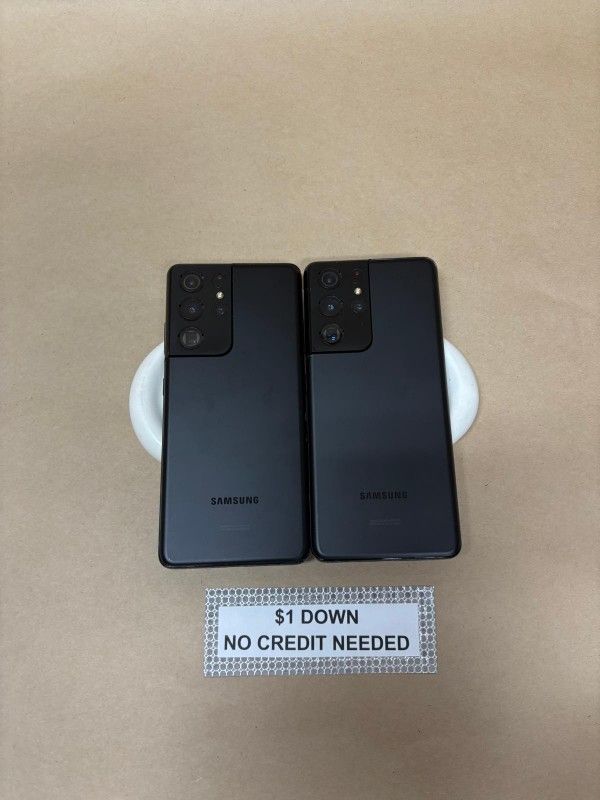 Samsung Galaxy S21 Ultra 5G Only $1 Today Pay The Rest Later!