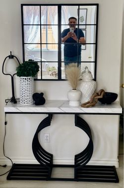 Console table + Mirror
