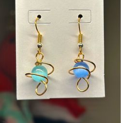 Hand-made earrings