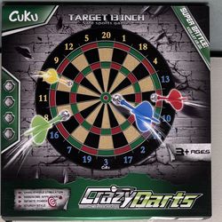 Crazy Darts Target – Like New – Barely Used