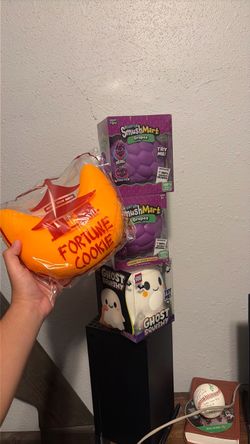 Squishy Toy Bundle – Fortune Cookie, Grapes & Ghost
