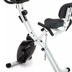 Workout Bike For Home - 2 In 1 - Exercise Bike And Upright Indoor Workout Cycle