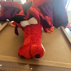 Huge Carnival Dragon -stuffed Animal