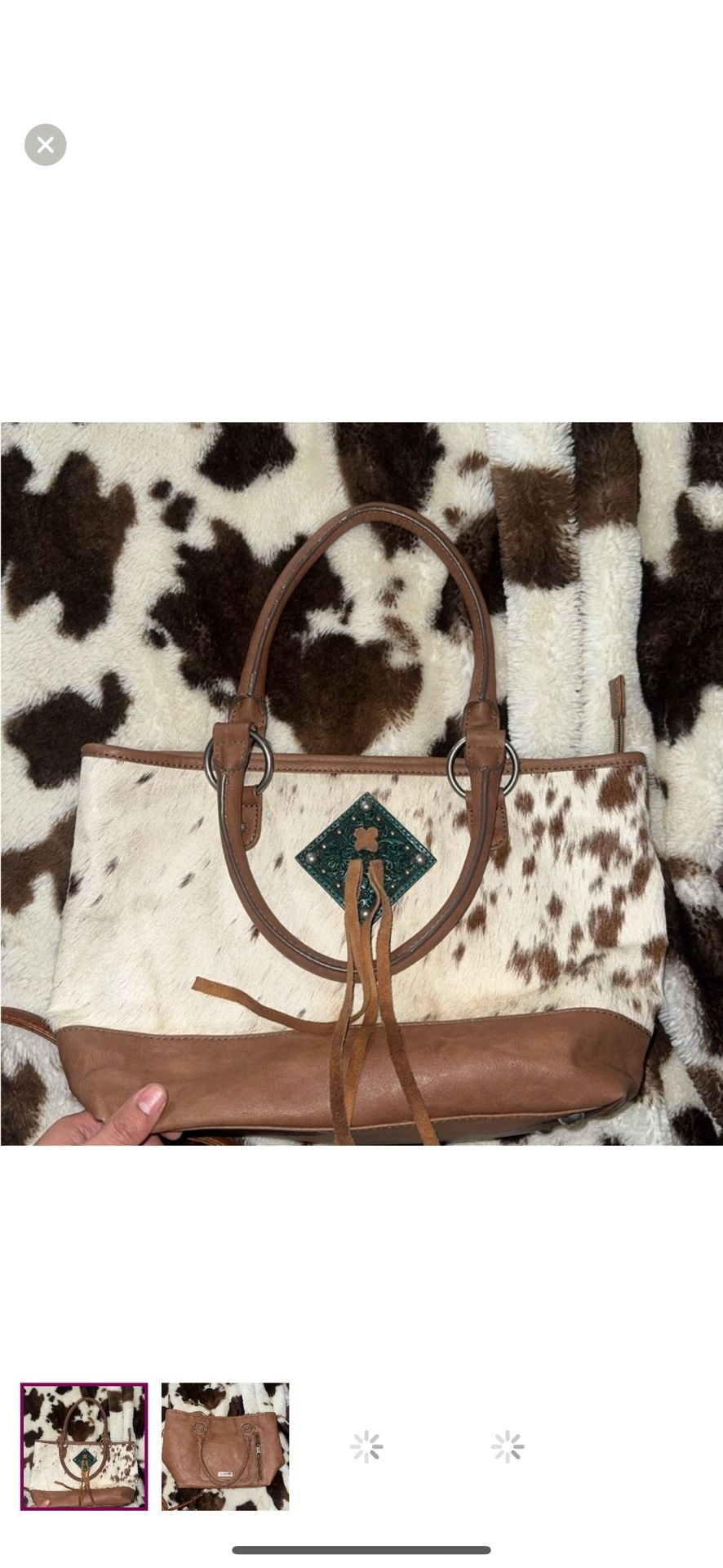 Shyanne Cowhide Purse 