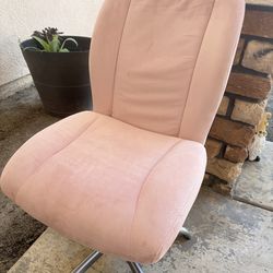 Pink Rolling Desk Chair - Cute & Comfy