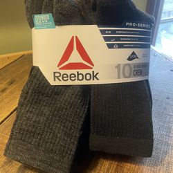 Reebok Women’s Dark Gray Crew Socks