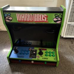 Custom mario bros arcade machine