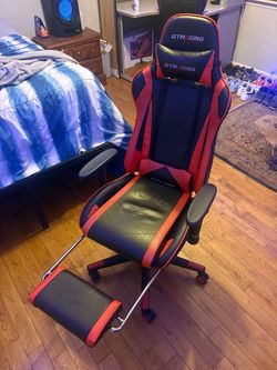 GTRacing Gaming Chair with Footrest