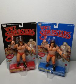 WWE SUPERSTARS LJN ULTIMATE WARRIOR ACTION FIGURES