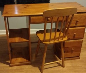 Student Desk W Chair Solid Pine