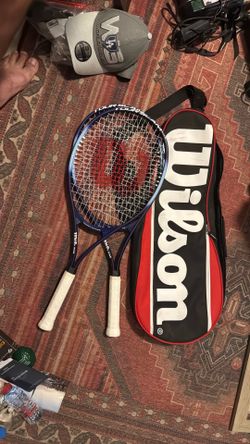 Wilson rackets and bag