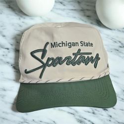 '47 White Michigan State Spartans Chamberlain Hitch Adjustable Hat