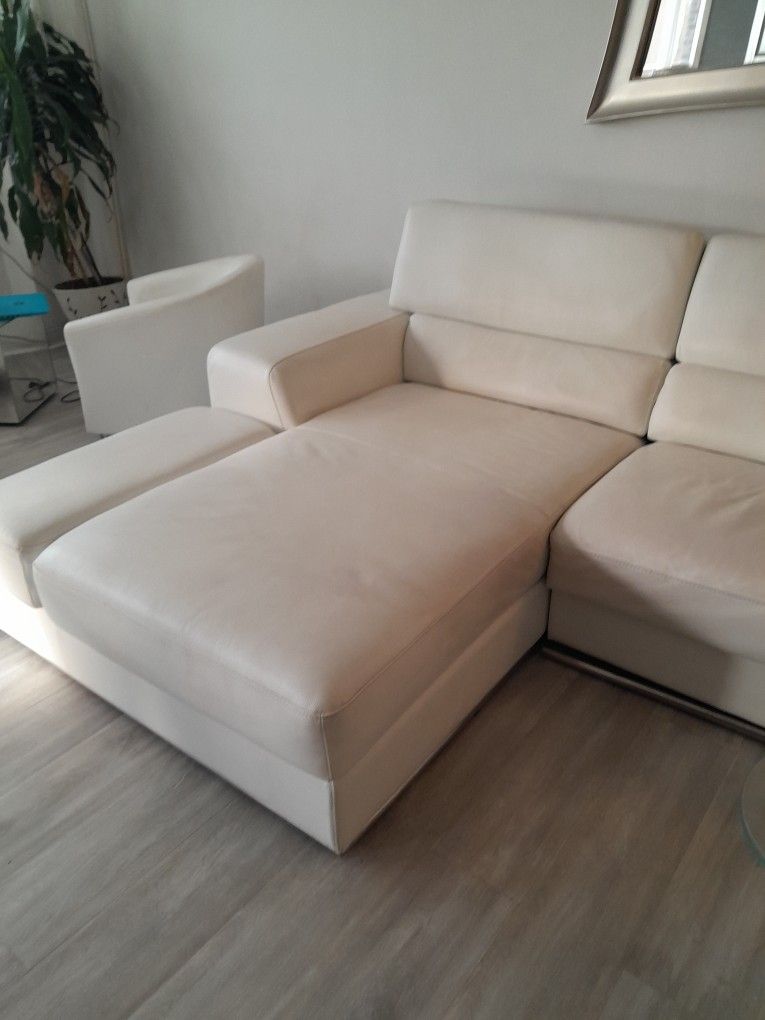 White Sectional Sofa