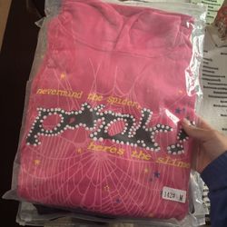 Brand New Spider Hoodie Size Medium Color Way Pink 