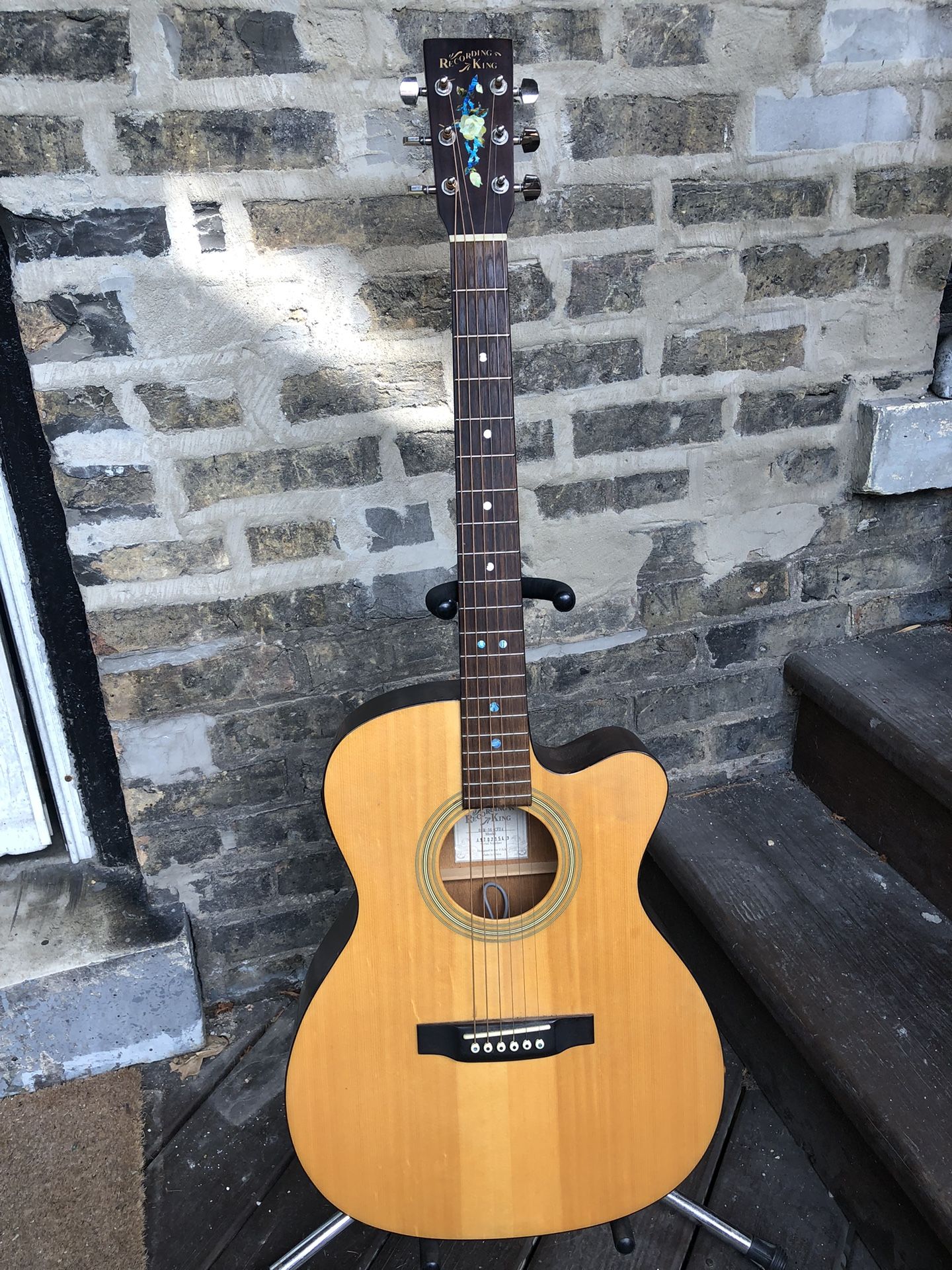 Recording King Acoustic/Electric Guitar