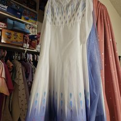 Girls Frozen Dress XS 