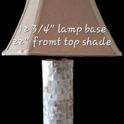 mosaic shell lamp