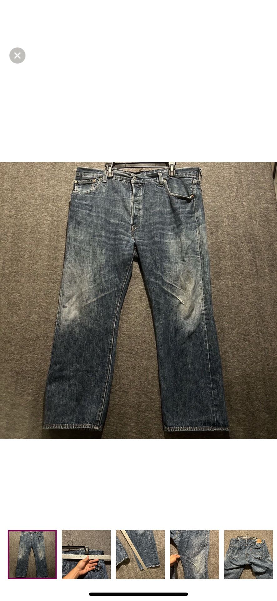 Levi’s 501 Straight Legs Jeans Size 42/30