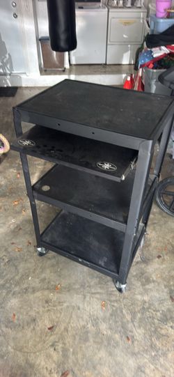 Economy AV cart utility rolling table