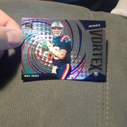 Mac Jones Vortex  Rookie Card. Mint.